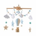 thumbnail image 2 of Móvil para cuna de bebé, campana para cama, carillón de viento para techo, bola de fieltro, decoración colgante Estilo A, 2 of 9