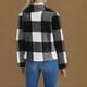 thumbnail image 4 of Chaqueta y abrigo informal de manga larga sin capucha para mujer, de invierno, de polar de doble cara, a cuadros, de manga larga, tipo cárdigan, abrigo, blusa de poliéster para mujer, 4 of 6