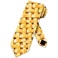thumbnail image 2 of Apple Pie Ties Mens Food Necktie Dessert Tie by Three Rooker, 2 of 4