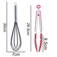 thumbnail image 2 of Juego de utensilios de cocina antiadherentes, accesorios de silicona y acero inoxidable para cocinar y hornear, 2 of 6