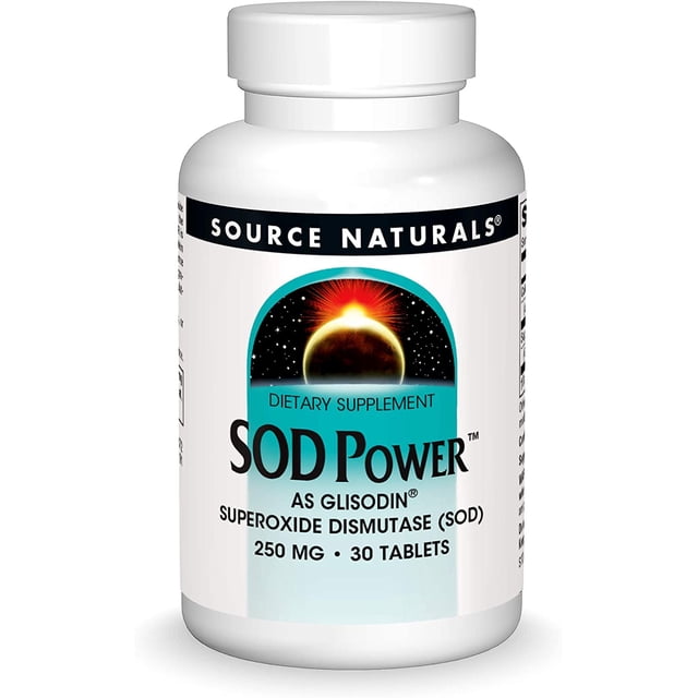 Source Naturals | SOD Power 250mg, 30 Tabletas