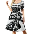thumbnail image 1 of Vestido sin mangas de carreras de velocidad Vestido de noche para mujer Falda para mujer Vestidos formales para ocasiones especiales Vestido de playa, 1 of 8