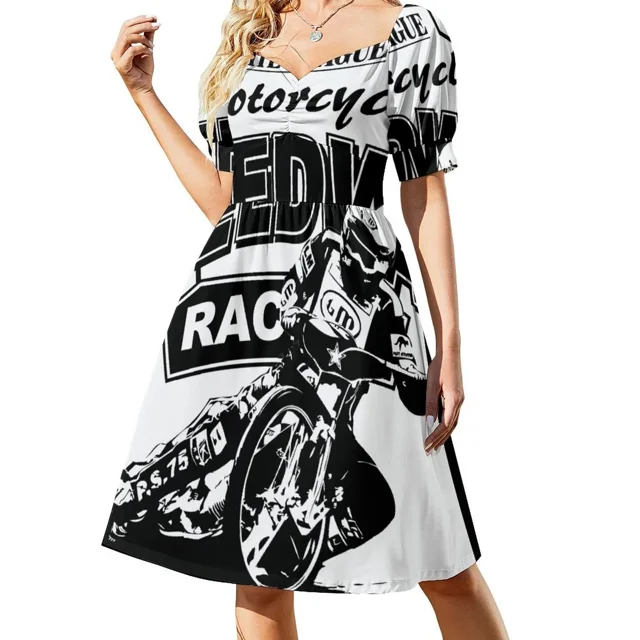 Vestido sin mangas de carreras de velocidad Vestido de noche para mujer Falda para mujer Vestidos formales para ocasiones especiales Vestido de playa