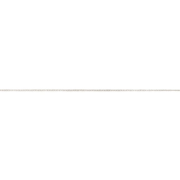 925 Sterling Silver Polished Spring-Ring Curb Chain Necklace 20 Inch 1mm Wide Chain Necklace for Women and Men
