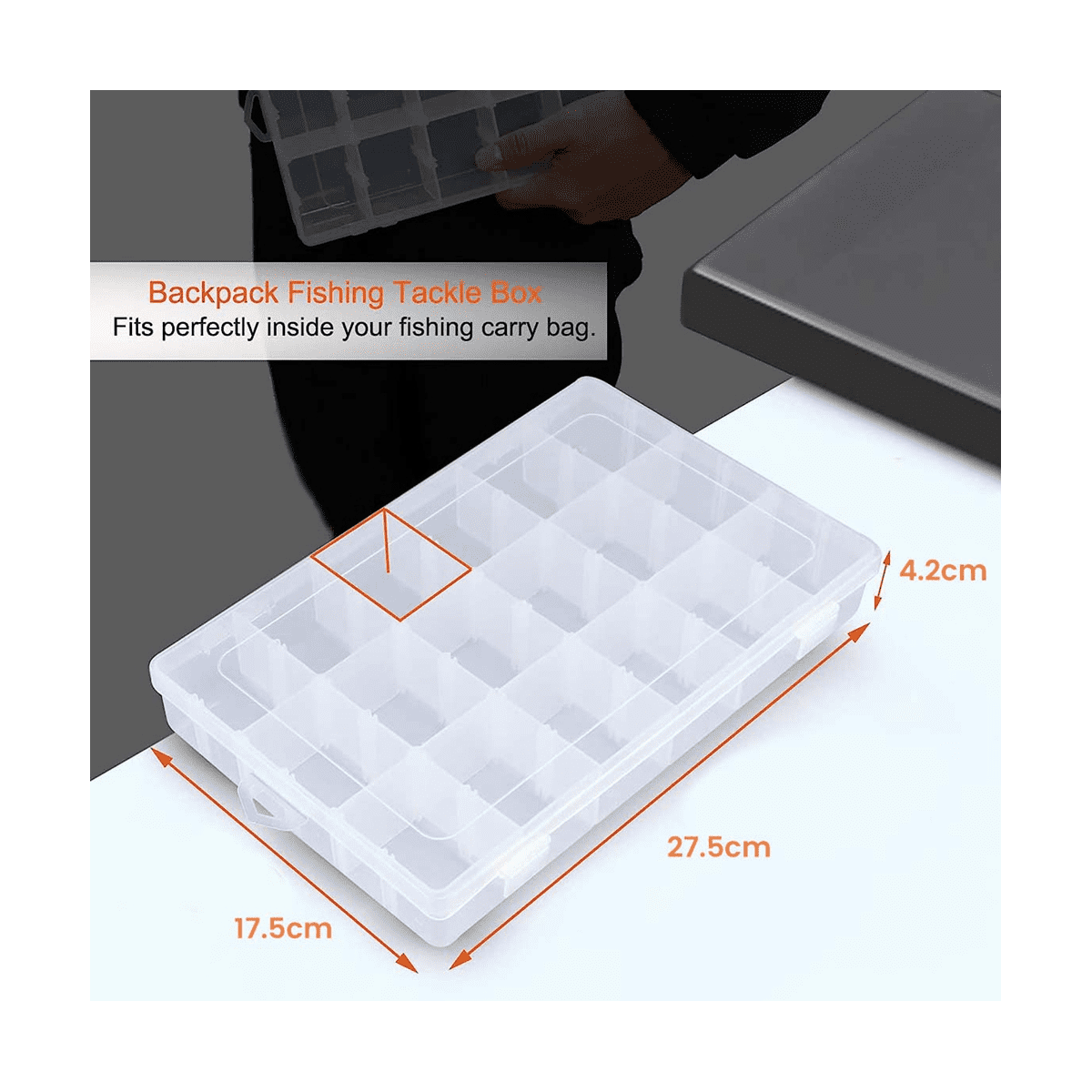 Tackle Box Organizer 18 Grids Plastic Craft Box Organizer Bead Organizer Clear Fishing Box with Dividers, 4 Pack - Walmart.com Tackle Box Organizer 18 Grids Plastic Craft Box Organizer Bead Organizer Clear Fishing Box with Dividers, 4 Pack - Walmart.com