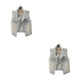 thumbnail image 4 of Minnieouse Fiesta Mujeres Hombres Chaleco de mezclilla Camping Viajar Adultos Sin mangas Chaqueta con botones Doble bolsillo Ropa Azul claro Azul claro METRO 2Conjunto, 4 of 6