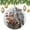 pattern-3201, variant on Owl Sitting on A Stump with Mushroom Christmas Ornaments Funny Animal Xmas Tree Ornaments Customized Ceramic Xmas Tree Decor