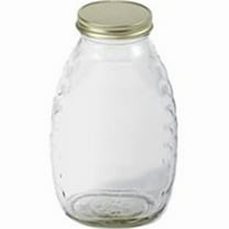 Glass Honey Jar With Lids - 16 oz.