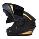 thumbnail image 4 of Casco de motocicleta Zulema con visera negro dorado XL, 4 of 8
