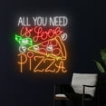 thumbnail image 3 of Handmadetneonsign All You Need Is Love And Pizza Neon Sign, Pizza Neon Light, Pizza Led Light, 3 of 5