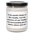 thumbnail image 2 of Scent Soy Candle 9oz Unique Gift idea, In the gentle flicker of this candle, 2 of 5