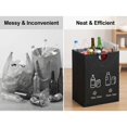 thumbnail image 6 of Lynono Co.,Ltd Spacious Bottle Recycling Bin Fabric Storage Basket With Reinforced Handles For Home Office Nursery Or Dorm Room, 6 of 9