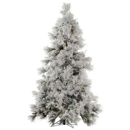 vickerman co flocked pocono 7 5 39 white pine artificial white pine artificial christmas tree