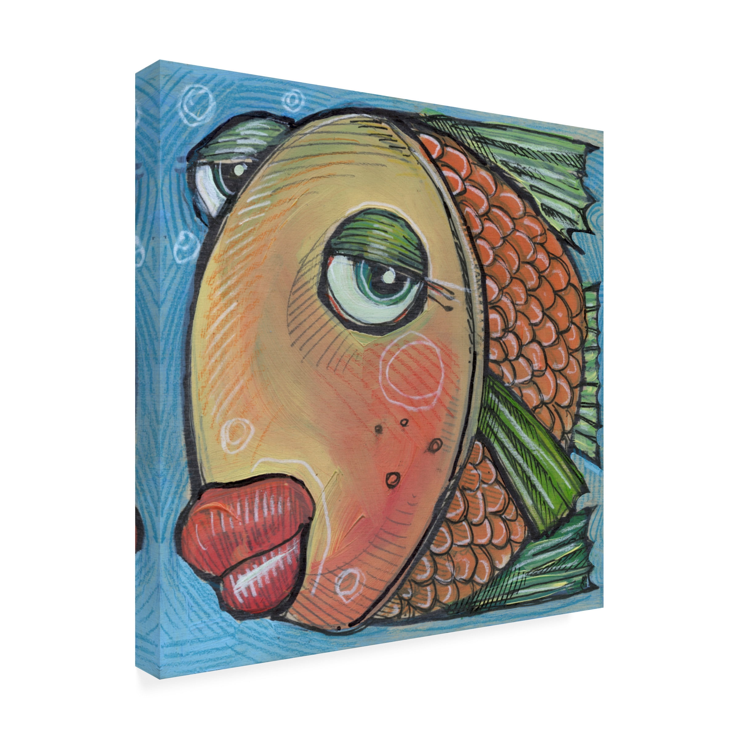 Tim Nyberg 'Fish 3 2019' Canvas Art
