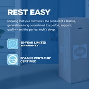 Sealy Essentials Cool-Touch 11” Hybrid Medium-Feel Full Mattress-in-a-Box, Adult