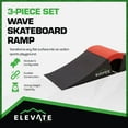 thumbnail image 3 of Elevate Outdoor Wave Skateboard Ramp Set, 3 of 12