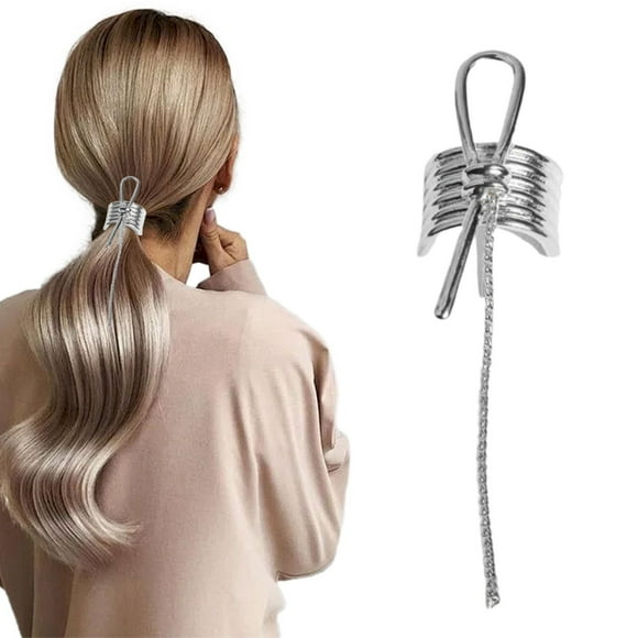 Clearance!DHALL BarrettesLadies' Ponytail Buckle Hair Cover Decorative High Ponytail Clip Dress Ponytail Cover Tel Ponytail Buckle