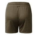 thumbnail image 4 of B91xZ Men's Classic Fit Shorts Elastic Waistband Quick Dry Activewear,Khaki XXL, 4 of 5