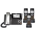 thumbnail image 1 of Teléfono residencial AT&T DECT 6.0 con cable/inalámbrico con 3 auriculares CL84318, 1 of 9