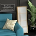 thumbnail image 3 of Red Lantern 4 ft. Short Double Cross Shoji Screen - Natural - 6 Panels, 3 of 6