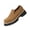 Brown_022, variant on Women's Faux Suede Platform Loafers, Rivet Decor Slip On Chunky Lug Sole Shoes, Casual Comfort Walking Loafers for Fall Winter Daily Wear Black 5.5(EU-36)