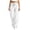 White, variant on Vivianyo HD Women's Vertical Seam Casual Sweat Bottoms, Drawstring Elastic Waist Full Wide Leg Knit Trousers with Side Pockets for Women, Women's Purple, Sizes S-3XL