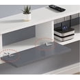 thumbnail image 2 of Repisa Flotante o Mesa TV Minimalista Muebleria Liz 2 Puertas Blanco-Gris, 2 of 2