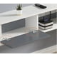 thumbnail image 2 of Repisa Flotante o Mesa TV Minimalista Muebleria Liz 2 Puertas Blanco-Gris, 2 of 2