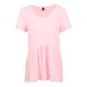 thumbnail image 5 of Mujeres Casual Solid T-shirt Ruffle cuello redondo de manga corta de verano de gran tamaño Tees Abanopi Camiseta de manga corta, 5 of 7