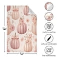thumbnail image 3 of Multi-Purpose Kitchen Towels 28x18 Inch Dishcloths with Hanging Loop Decorative and Practical Towels for Kitchen, Dining Pumpkins Adorned in Bows and Flowers, 3 of 6