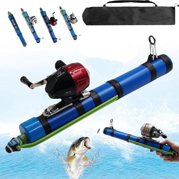 2026 Upgrade Fishing Catapult Rod with Slingshot & Reel, Pole Shooting Lure Tool for Beginners, Effortless Long Distance Casting