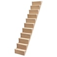 thumbnail image 4 of FELTECHELECTR 1Set Mini Stair for Boys and Girls in Beige with Decorative Stairs 33.8X2.5In, 4 of 8