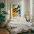 thumbnail image 4 of The Bloom - Painting Floral Flowers Modern Art Botanical Illustration Oak Framed Wall Art Print 9 x 12 inches, 4 of 12