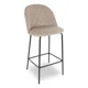 thumbnail image 1 of Silla Alta Tapizada para Barra de Cocina - Asiento Suave de Tela y Patas de Acero - Banco Desayunador Elegante para Uso Interior y Decoración del Hogar (Taupe), 1 of 10