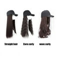2 Style Baseball Hat Hair Extensions Cap Wig Full Wigs 22inch Hair