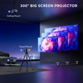 thumbnail image 4 of 4K Projector Native 1080P with 2s  Remote,  5.2 Portable  Projector for Home Theater Outdoor Movie, 4 of 6