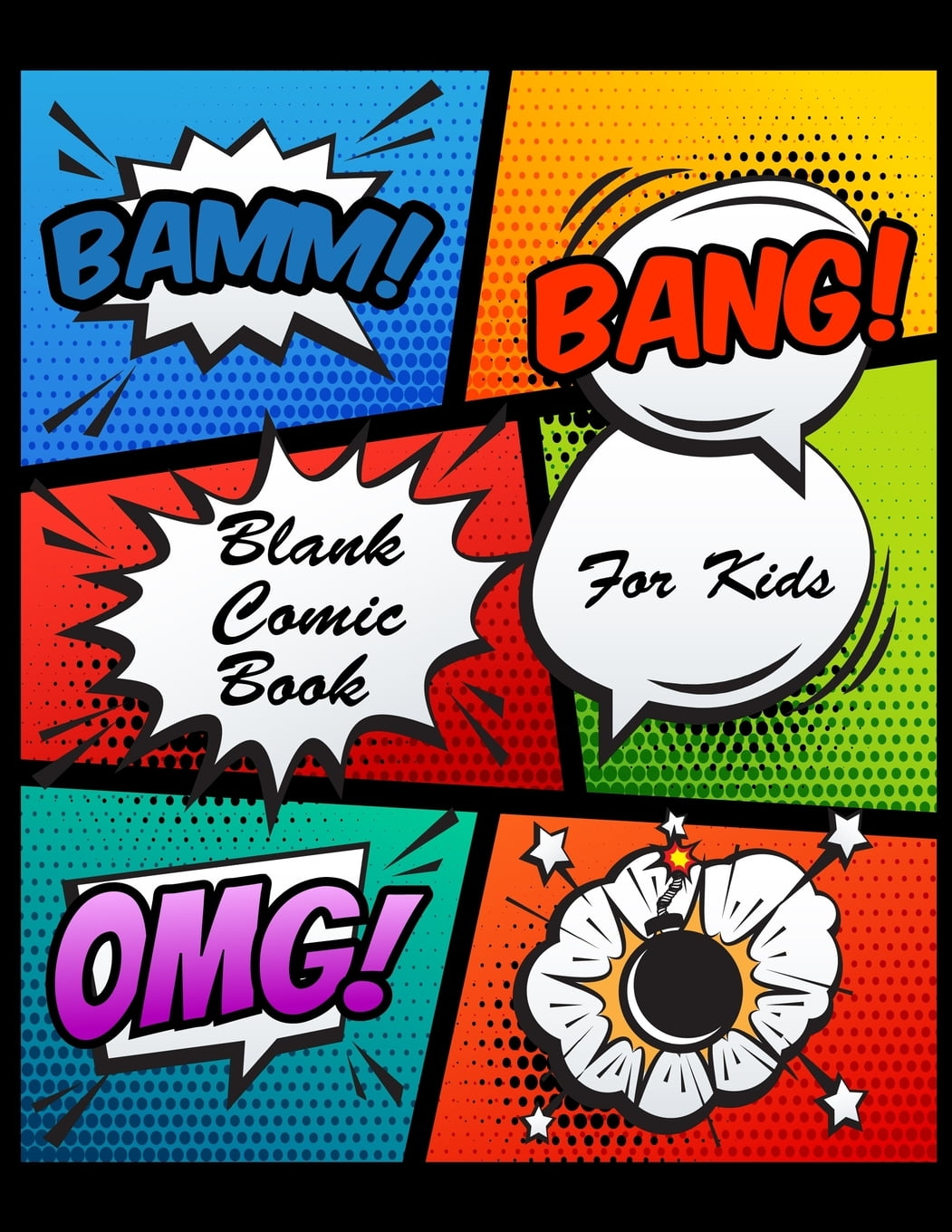 Blank Comic Book for Kids : Create and Draw Your Own Comics Book Strip ...