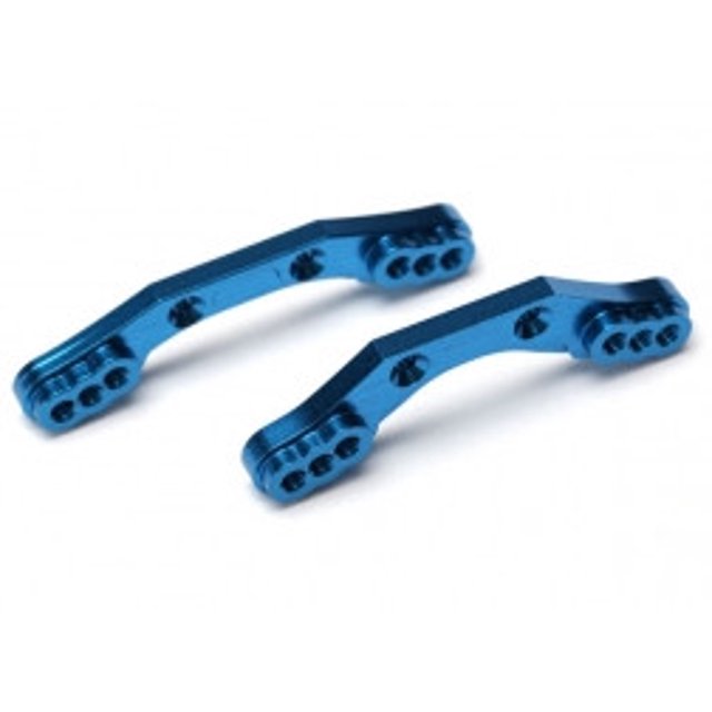 TRAXXAS 7537X Remote Control Vehicle Shock Absorber Mount Front and Rear; Blue Anodized; Aluminum