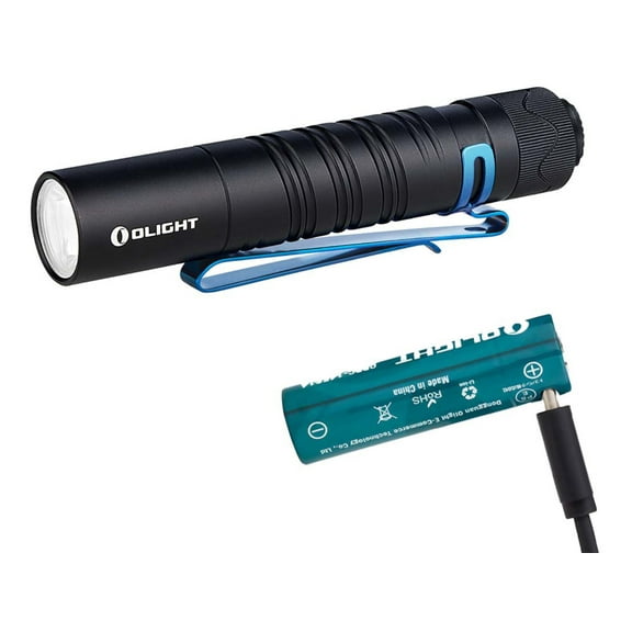 Olight i5R EOS EDC LED Flashlight, Cool White, 350 Lumens, Black