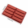 thumbnail image 3 of Moulds 8 Finger Rectangular Hand Soap Silicone Cake Mould for DIY Baking - Kitchen Accessories for Mours and Making, 3 of 8