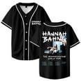 thumbnail image 2 of Hannah Bahng The Misunderstood Tour 2025 Baseball Jersey Shirt V-Neck Women Men Short Sleeve Streetwear Clothes, 2 of 3