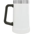 thumbnail image 3 of Stanley Vacuum Insulated Stainless Steel Big Grip Beer Mug, 24 oz, 3 of 8