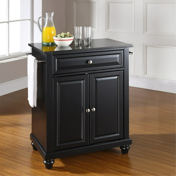 Durable Solid Hardwood Kitchen Island with Elegant Raised Panel Doors and Ample Storage Space
