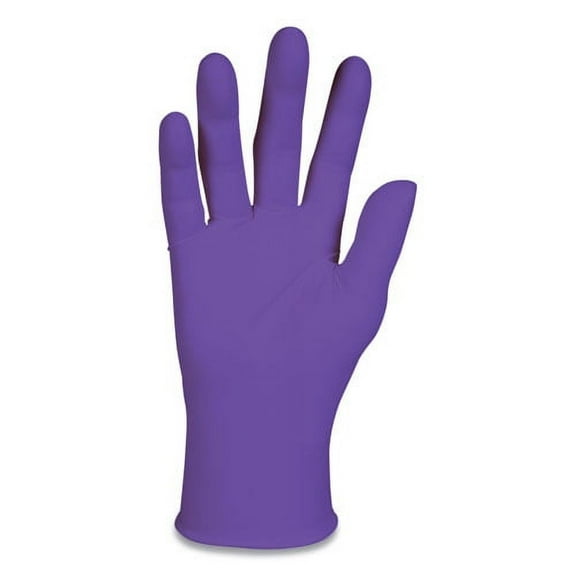 PURPLE NITRILE Exam Gloves, Powder-Free, Large, 6 mil Thick, 9.5" Long, Purple, 100/Box | Bundle of 2