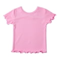 thumbnail image 5 of LNMQLPDBS Girls Black Tshirt Cute Teen Tops 4t White Tshirt Girls Soccer Shirt Cotton Shirts Baby Clothes for Girls 24 Month Girl Clothes Baby Girl, Pink 12-18 Months, 5 of 8