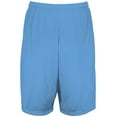 thumbnail image 2 of Augusta AG1844 9-inch Modified Mesh Shorts-Col Blue-XXL, 2 of 5