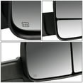 thumbnail image 4 of DNA Motoring TWM-013-T111-BK-G3 For 2013 to 2016 RAM 1500 2500 3500 Pair of Black Powered + Heated Glass + Foldable Side Towing Mirrors 14 15, 4 of 6