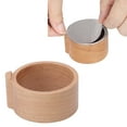 thumbnail image 4 of Coffee  Refill Holder, Coffee Pods Aluminum Foil Seals Holder Round Beech Wood Reference Point Efficient  For Cafe, 4 of 8