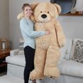 thumbnail image 3 of LotFancy Giant Teddy Bear Stuffed Animal, Gift for Girls Girlfriend Wife, 5.3 Feet, 3 of 7