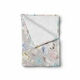 thumbnail image 2 of Pastel Soft Flannel Fleece Throw Blanket, Colorful Diamond Gemstone Rich Feminine Women Fashion Theme Digital Print, Cozy Plush for Indoor and Outdoor Use, 50" x 70", Multicolor, by Ambesonne, 2 of 6